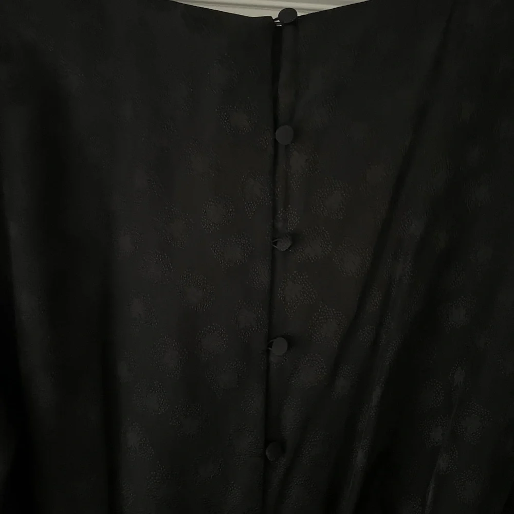 Sezane Black Silk Minidress - Picture 4 of 7